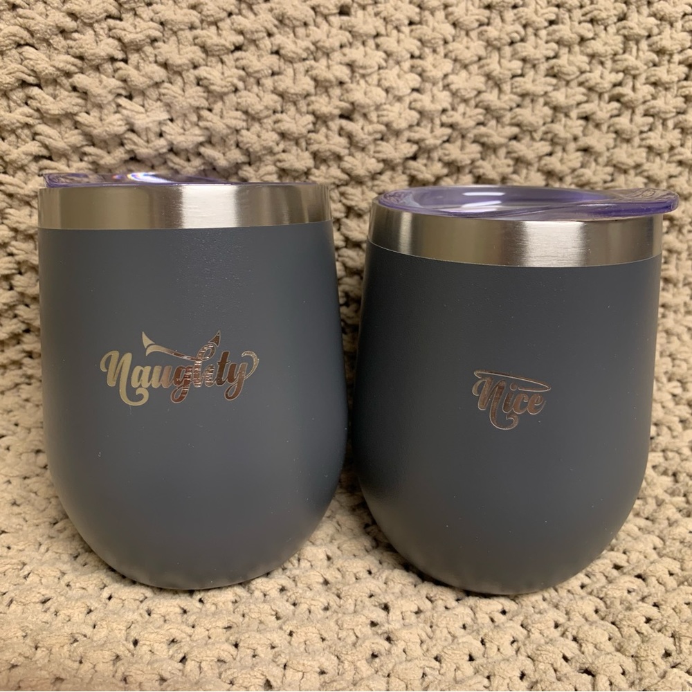 Naughty and Nice Tumblers